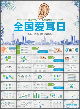 爱耳日PPT