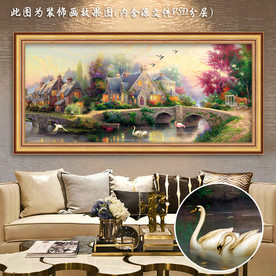 欧式乡村田园风景油画