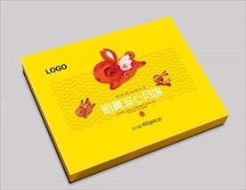 月饼包装盒平面展开图