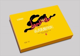 月饼包装盒平面展开图