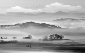 极品大气山水画 TIF分层