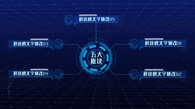 科技宣传片数据AE模板