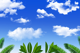 蓝天白云