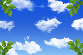 蓝天白云