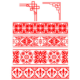 花纹 边框 中式边框