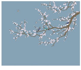 树鸟 梅花 梅 喜鹊