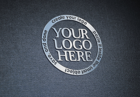 logo标志金属效果贴图