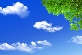 蓝天白云