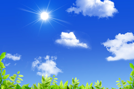 蓝天白云