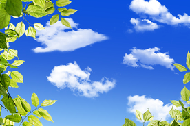 蓝天白云