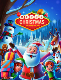 圣诞节展板海报