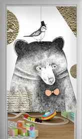 门帘窗帘卷帘遮光帘卷帘图案