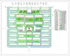 CAD绿化  小区绿化