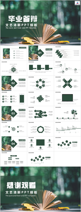 创意毕业答辩PPT模板