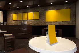 咖啡店铺店面样机