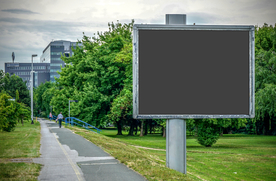 户外广告牌样机