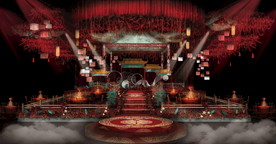 中式婚礼效果图