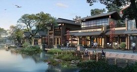 中式别墅外观设计效果图