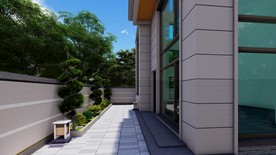 别墅花园设计效果图