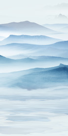 中式山水画玄关 TIF分层