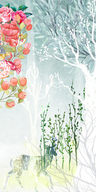 华丽欧式玄关画 TIF分层