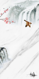 奢华爆款山水画 TIF分层