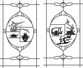 梅花茶水兰花花瓶