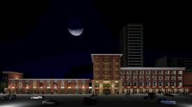 商铺夜景商场效果图设计