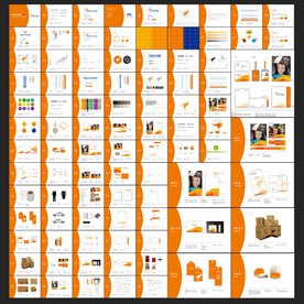 橙色VIS 儿童品牌VI