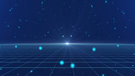 科技3D空间背景AE模板