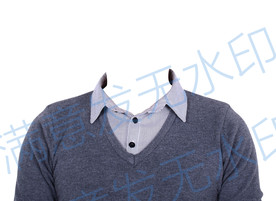 女性便装证件照模板