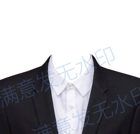 女生正装证件照西装西服黑色服装