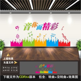 音乐教室文化墙
