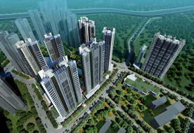 鸟瞰外观效果图