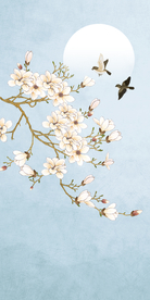 工笔花鸟玄关装饰画