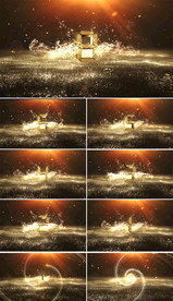 震撼金属质感倒计时视频素材