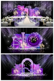 简约婚礼效果图