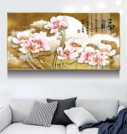 新中式花卉装饰画