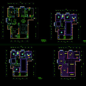 全套CAD施工图图纸