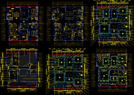 家装CAD全套施工图纸