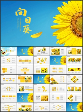 向日葵阳光心情PPT