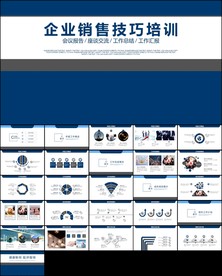 企业文化销售培训团队员工领导力