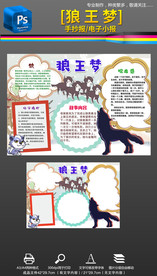 狼王梦小报读书亲子阅读好书推荐