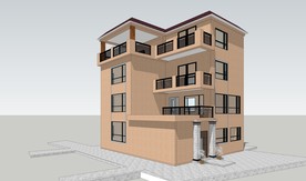 别墅建筑外立面设计效果图