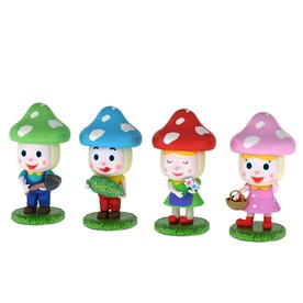 蘑菇卡通小男孩小女孩卡通造型