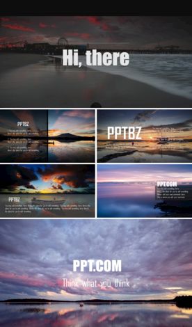 图文欧美风PPT模板