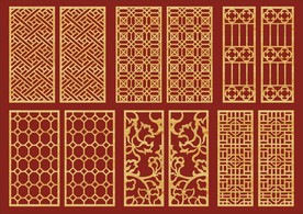 中式雕花