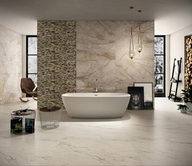 现代仿古砖 大板工装家装空间