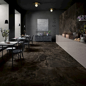 现代仿古砖 大板工装家装空间