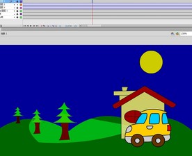 遮罩应用汽车夜晚开灯行驶12秒